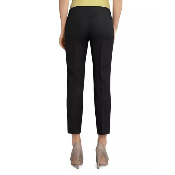 Lafayette 148 New York Jodhpur Cloth Bleecker Crop Pants Black Size 10 - Picture 2 of 6